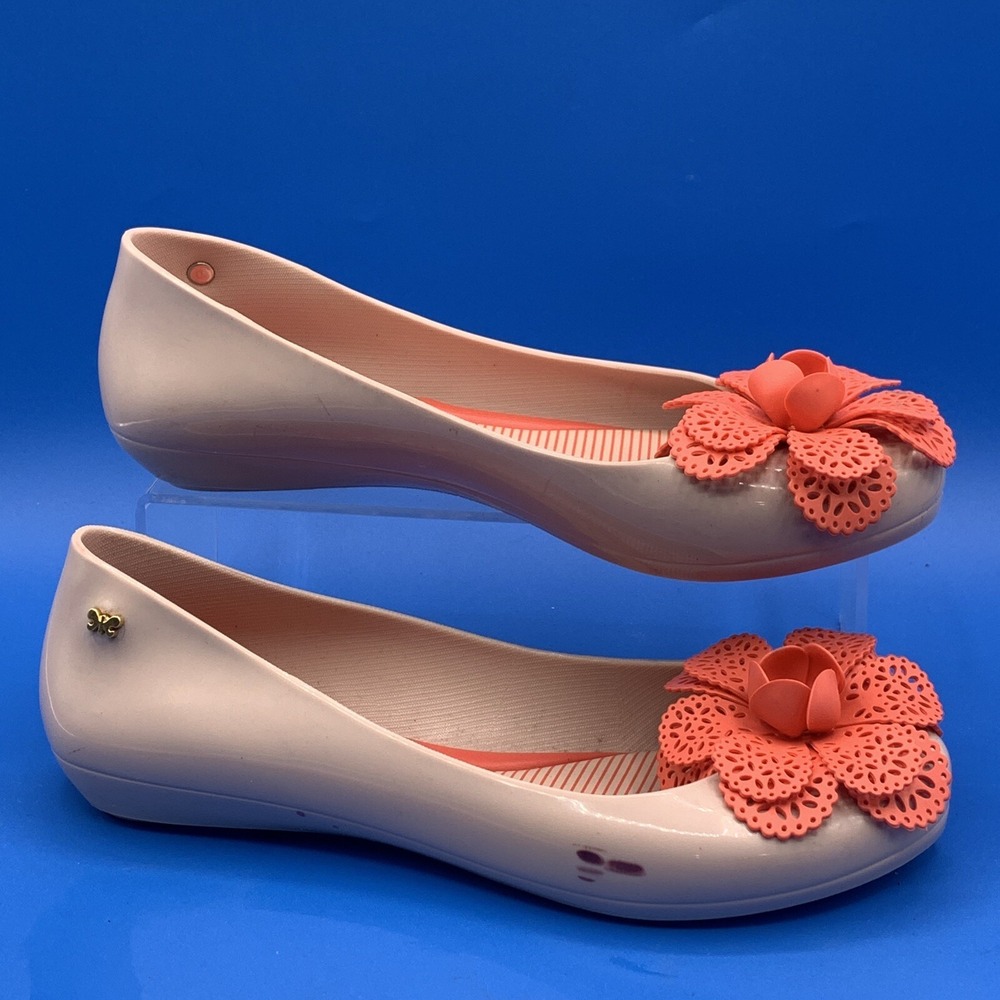 Zaxy Ballerina Jelly Flats Women's Size US 6 - Pink Jelly Flats Slip On Shoes